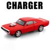 AAYE1 1:24 Scale Charger Hellcat Toy Sports Car Model Alloy Diecast Sound Light Pull Back Miniature Models Kids Collection Gifts