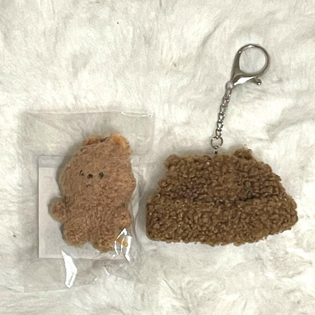 [USED] SKZOO 5'CLOCK Key Ring Hank Okka Plush Toy