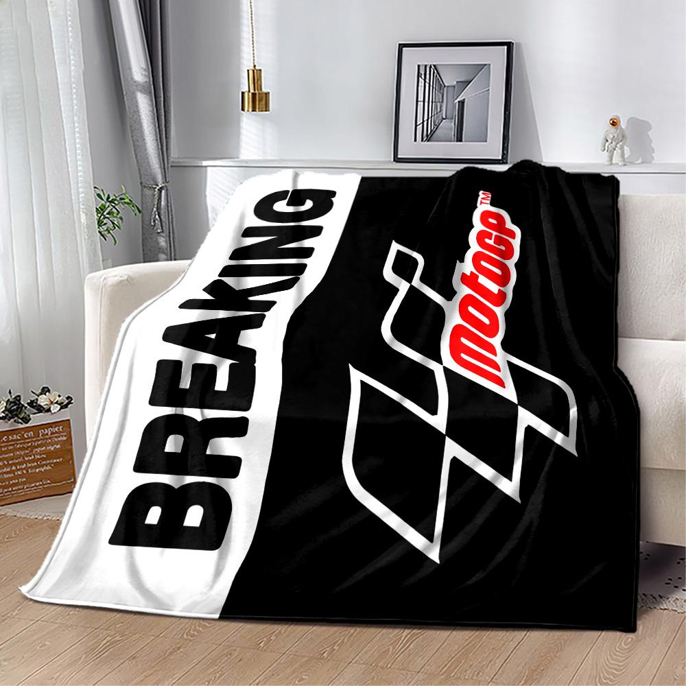 Motogp Flames Logo Blanket Soft Warm Cozy Great for Chair Couch Office Chair Four Seasons Multipurpose Warmthful Decor