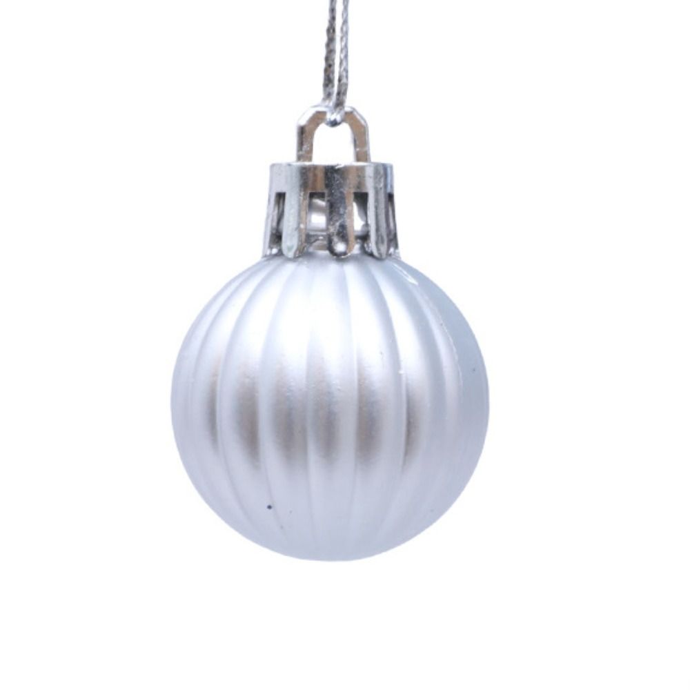 36Pcs Electroplated Christmas Ball Glitter Special-shaped Plastics Xmas Tree Ornament DIY Multicolor Christmas Supplies