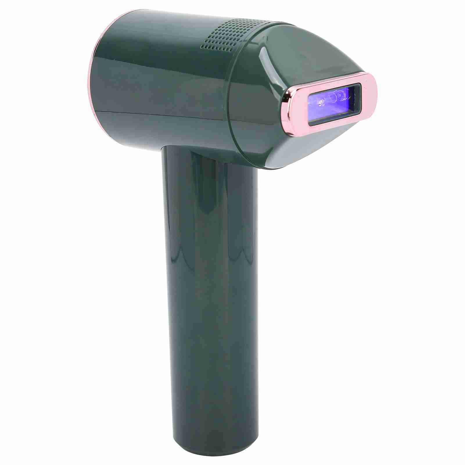 

Аппарат для удаления волос IPL, бытовой ручной аппарат для женщин, устройство для постоянного удаления волос, зеленый 100‑240VUK UK Plug