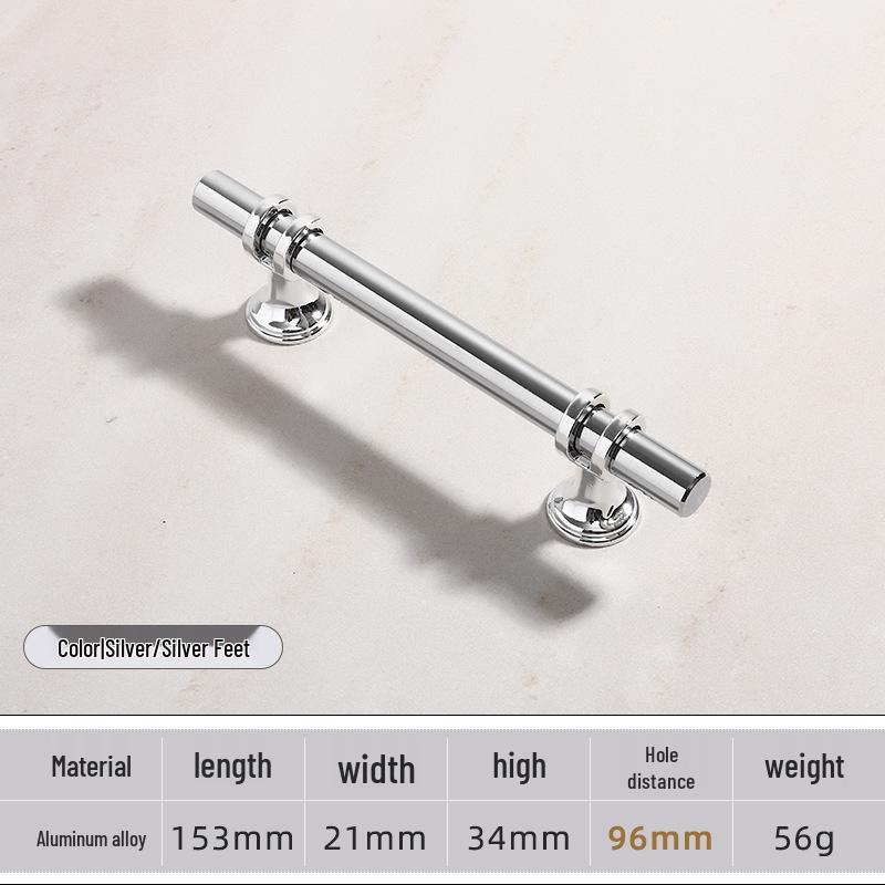 Modern Minimalist European Two-Tone Wardrobe & Drawer Handle