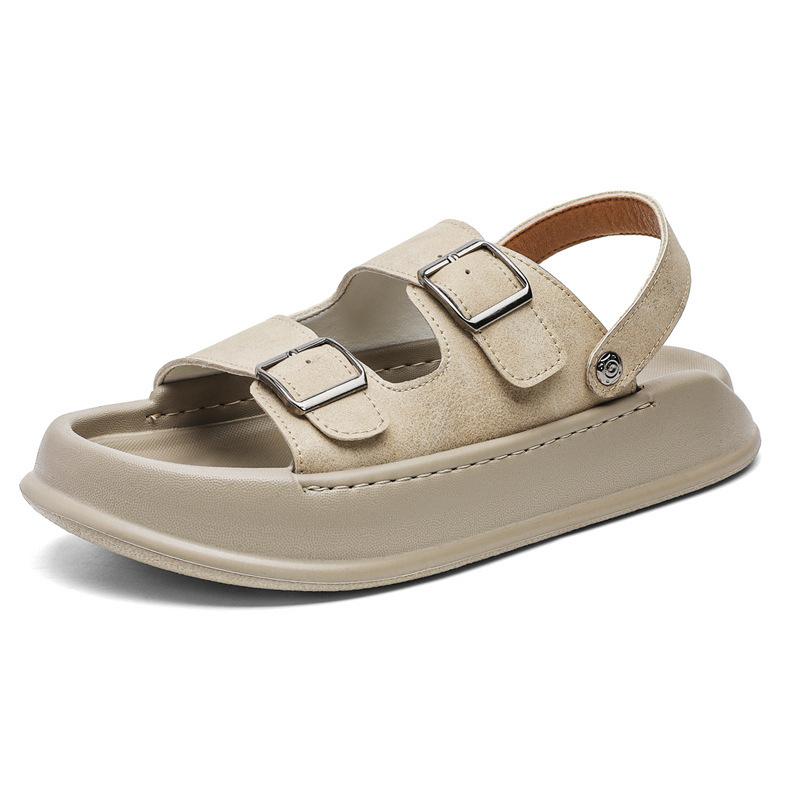 Men's Sandals Outer Slippers Men's 2025 Summer Non-slip Casual High-end Niche Beach Shoes