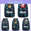Stilvoller Roblox-Rucksack für Kinder mit lebhaftem Cartoon-Muster und großem Fassungsvermögen