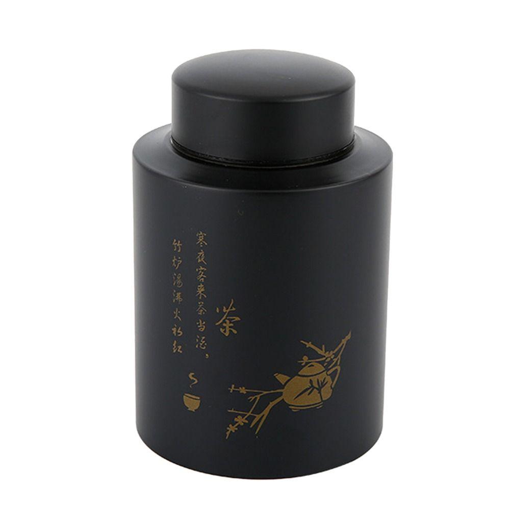 Gift Stainless Steel Can Tea Storage Portable Sealed Tea Coffee Container Green Tea Pu'er Tea Tea Box