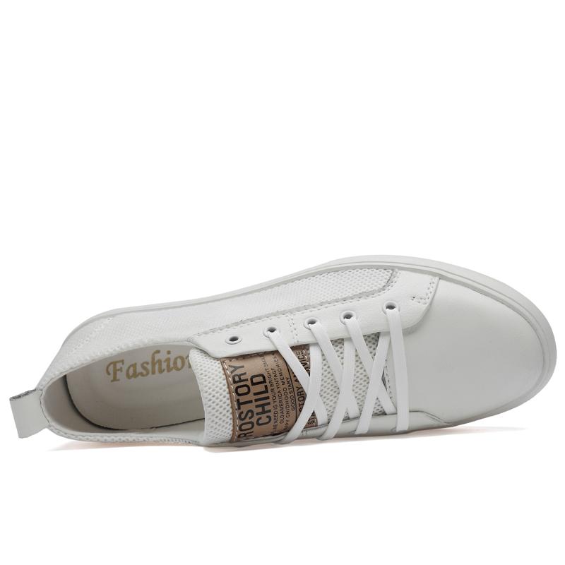 Men Casual Shoes 2025 Fashion  Comfortable Men Sneakers Solid Color White Shoes Summer Mesh Men Shoes