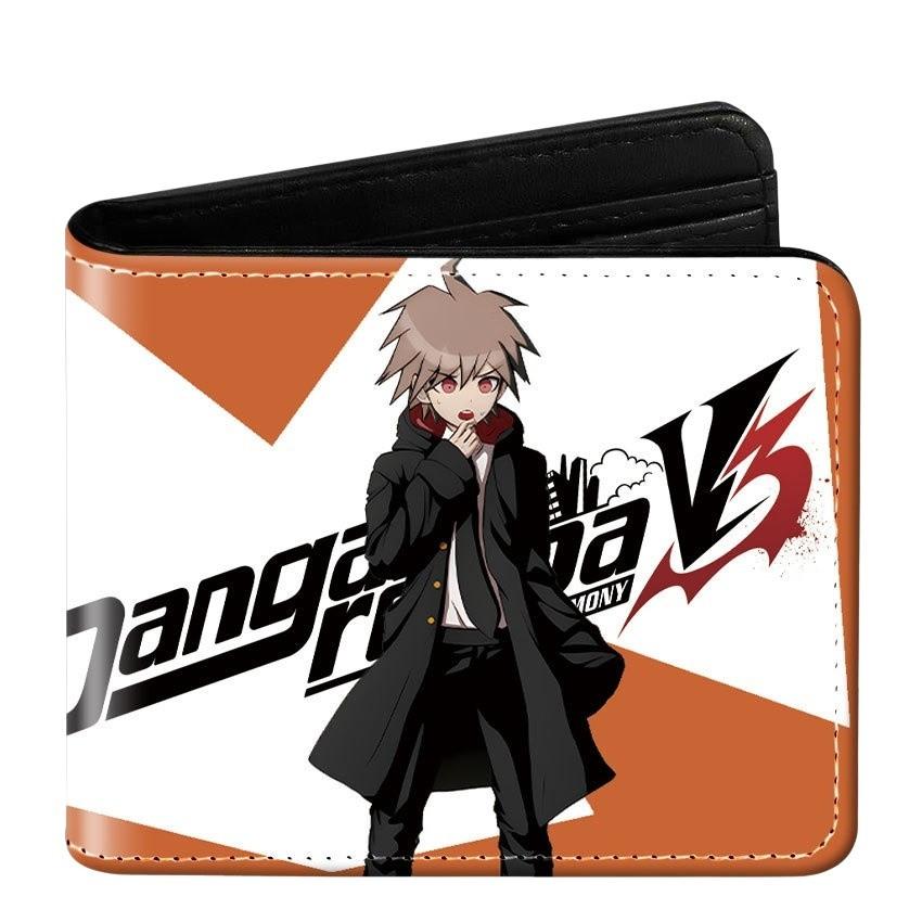 Danganronpa Anime Foldable Leather Wallet Short Purse