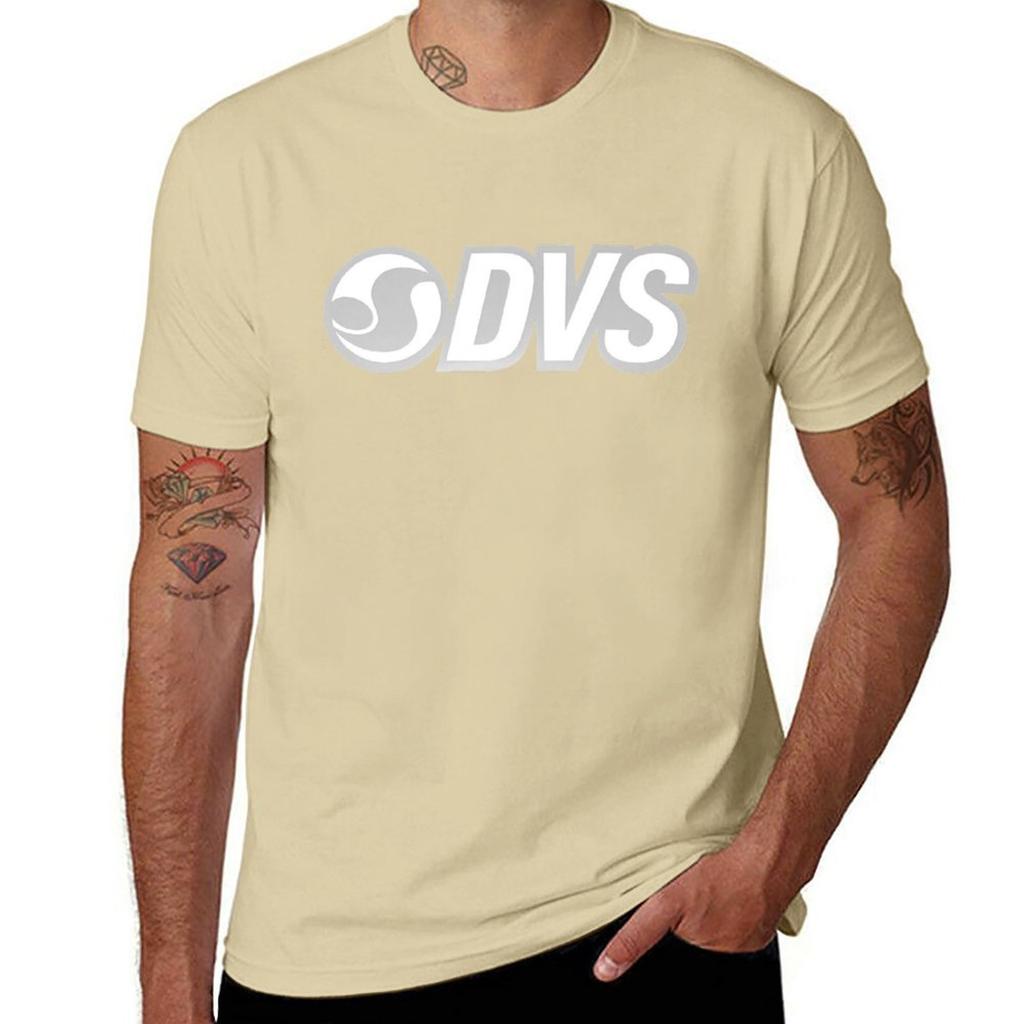 DVS Retro Skateboard T Shirt Design. T-Shirt Customizeds Blanks Mens Plain T Shirts