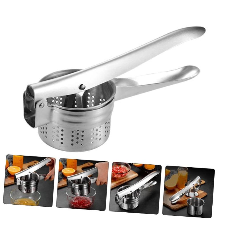 Stainless Steel Handy Fruit Manual Juicer Potato Ricer Masher Food Mill Fruit Presser Juicer Extractor