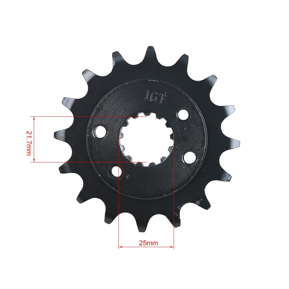 525 16T Front 44T Rear Sprocket Gear for Honda NT400 J BROS 400 NT400J NT400K NT650K NT650 K Hawk GT NT 400 650 Staring Wheels