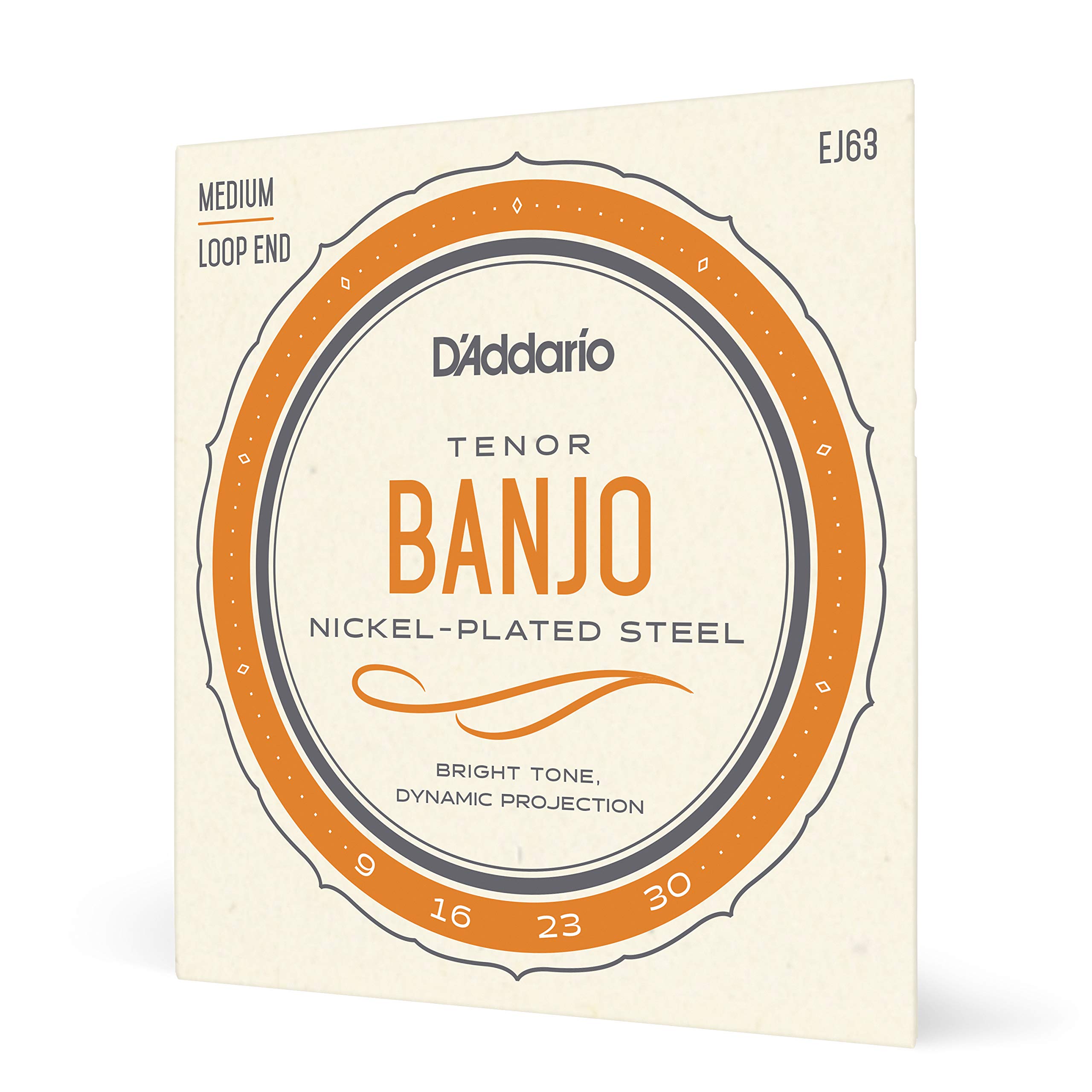 

D Addario Tenor Banjo Strings, Nickel, Medium, 4-String, .009-.030, EJ63