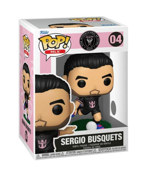 Funko Pop Mls Figure: Inter Miami - 04 Sergio Busquets (away) Multicolor