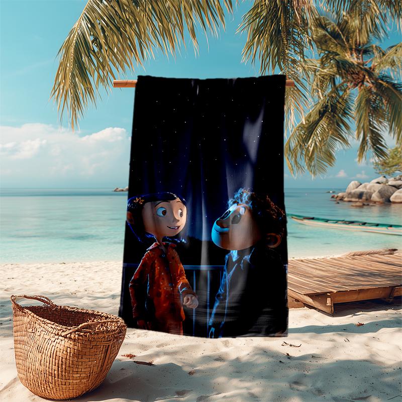 Coraline beach towel Outdoor camping Beach towel for vacation swim Outdoor pool Absorbent bath towel