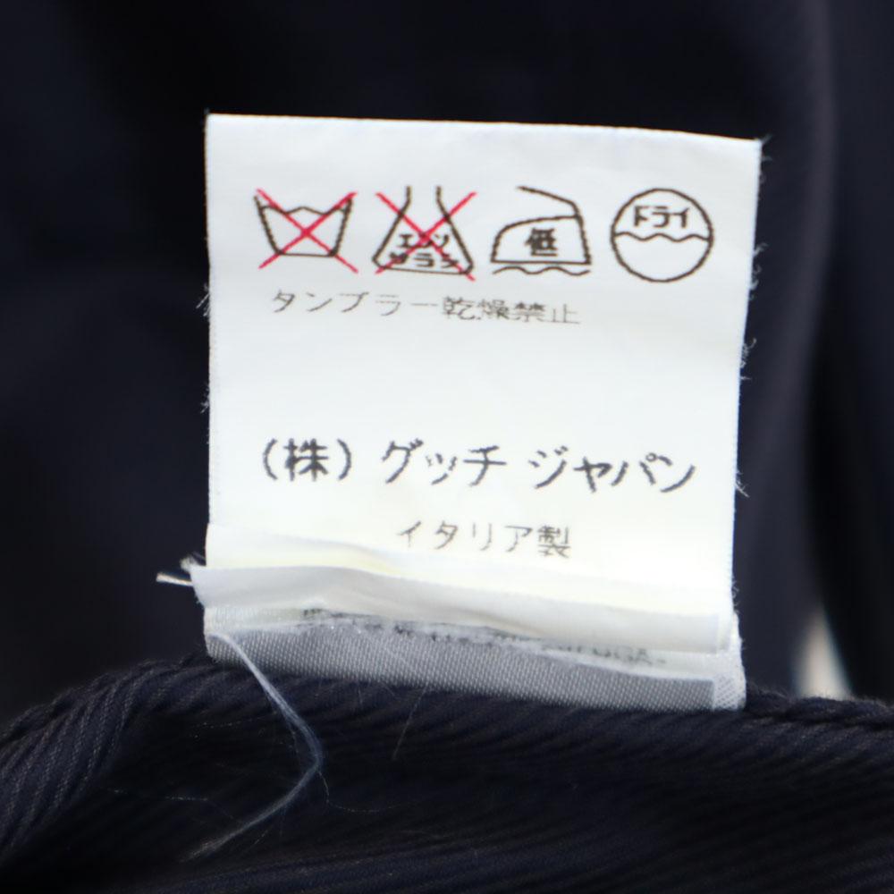 GUCCI made in Italy Long sleeve shirt S Navy system Men's Used