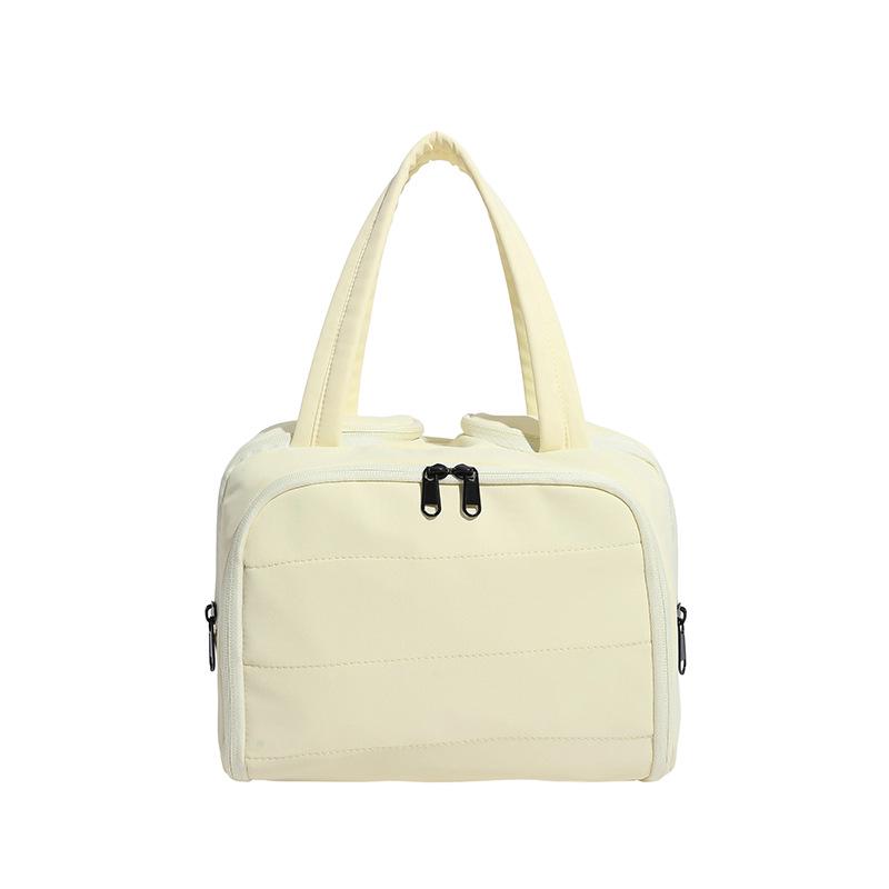 

Women s 2025 Multi-Functional Cross-Border Handbag: Large Capacity Fashion Cosmetic & Toiletry Bag with Portable Partition Storage.