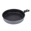 Camping Frying Pan 22cm Non Stick Coating Foldable Handle Outdoor Skillet Cooking Pan for Gas Stove Induction Cooker