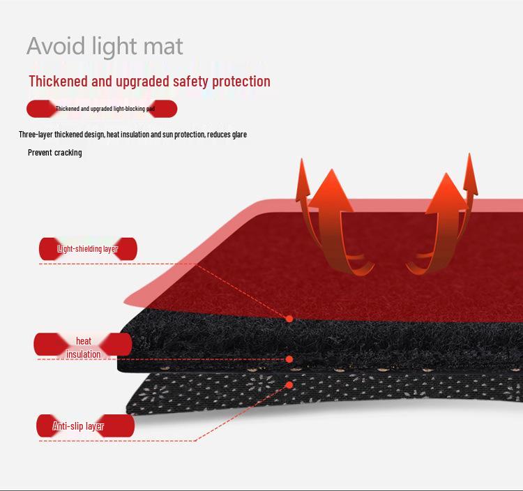 Wuling Hongguang V/S Center Console Sunshade Pad with Non-Slip, Light-Blocking Features - Compatible with All Models