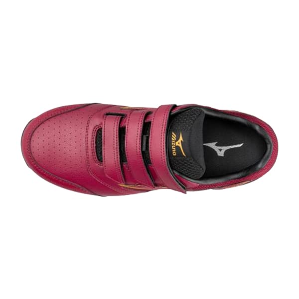 [Mizuno] Work Shoes Safety Shoes Almighty LS22L WIDE Men's Wine Red x Gold 27.5 cm 4E