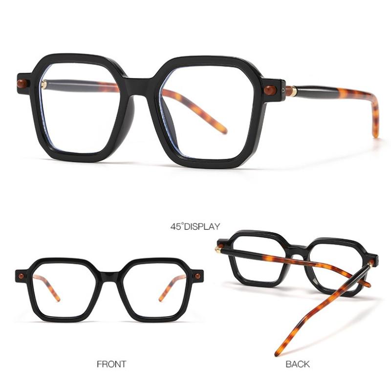 Stylish Square-frame Sunglasses for Men and Women, Casual Blue Light Blocking Glasses, Versatile Sun Protection Sunglasses