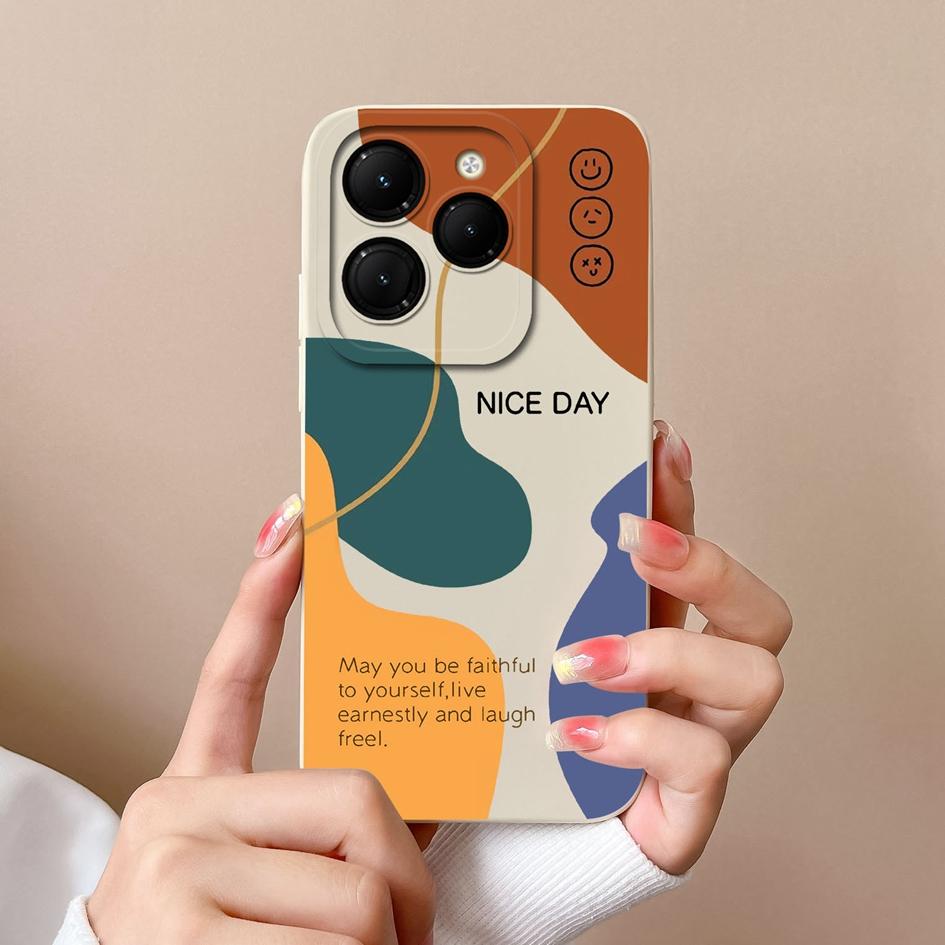 Etui na telefon do Infinix Zero 30 Hot 40 Note 40 Pro+ GT 20 Pro Itel RS4 4G Modny wzór w kratkę Wysokiej jakości silikonowy miękki antypoślizgowy luksusowy pokrowiec