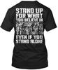 Native American Stand Up Proud For What You Made In USA S-5XL Unisex T-Shirt