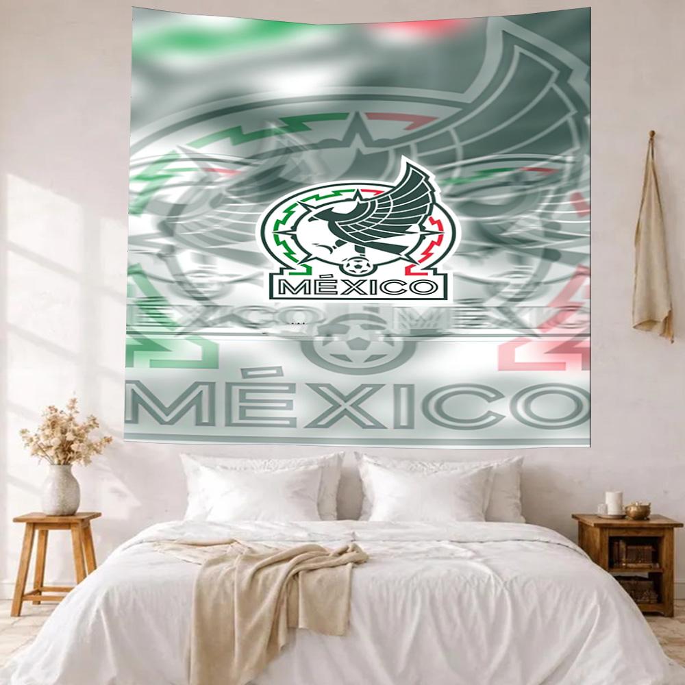 Mexiko Logo Wanddeko Wandteppich Kunst Für Haustiermemorial Geburtstag Hochzeitsfeier Kulisse Familiengeschenk
