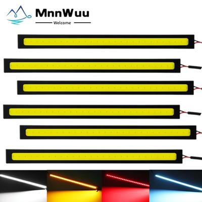 2Pcs 17cm LED COB Fog Daytime Running Light Waterproof 12V 6500K Car Light Auto Interior Styling Bar Lamp