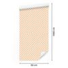 Cream and white striped wallpaper, soft shapes for living room and bedroom 50x1000