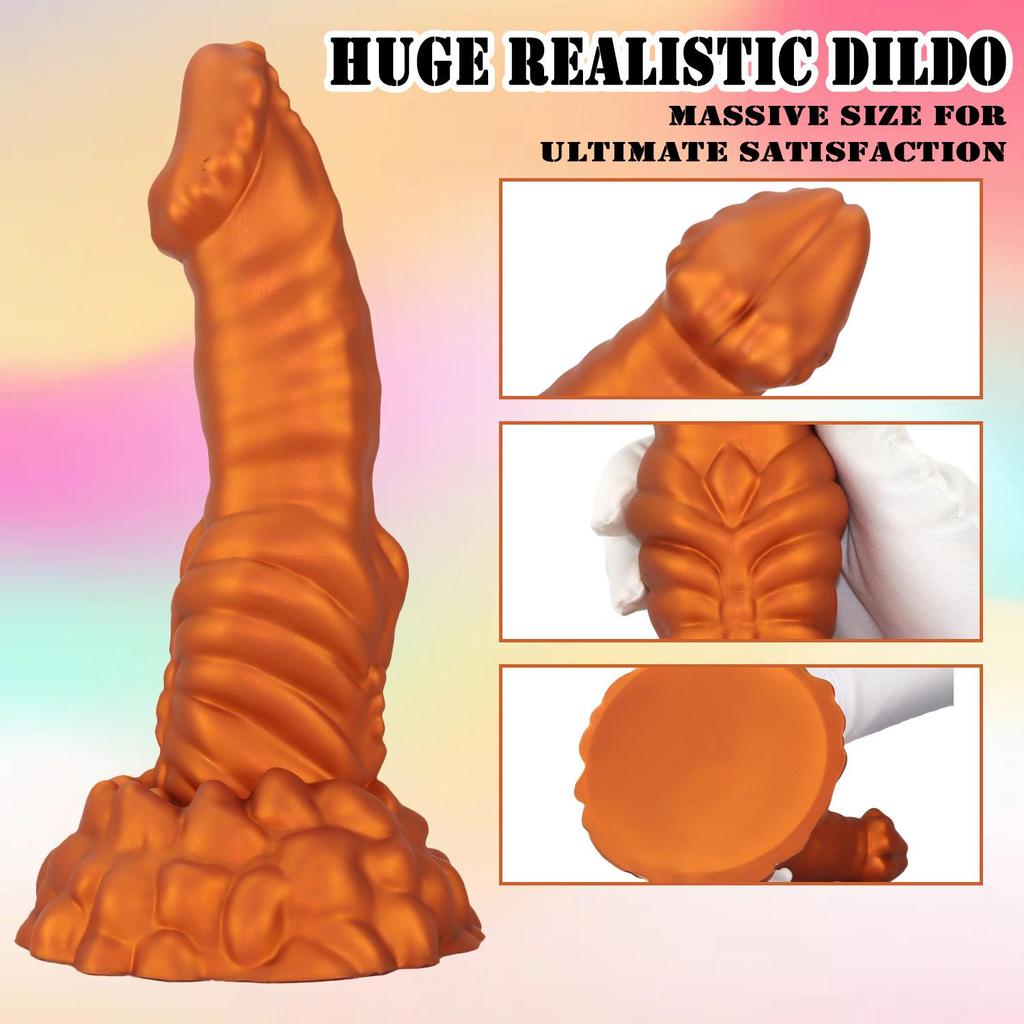 Alien Silicone Dildo Anal Plug Erotica Toy