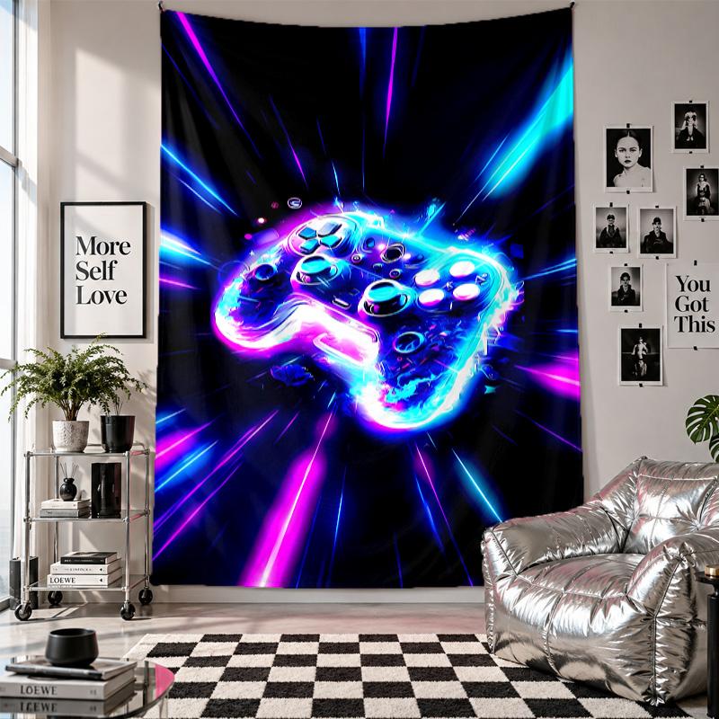 Wall TapestryController Art Hanging Cloth Decorative Background Cover for Room Decoration