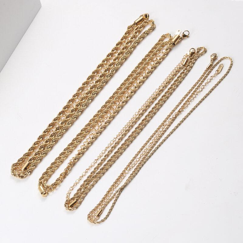 Sexy Waist Jewelry Belly Chain Wear Beach Bikini Body Jewelry Stainless Steel Gold Rope Chain Punk Jewelry for Women