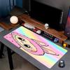 Labubu Print Mouse Pad, Anti‑Slip Desktop keyboard Mat, for PC Laptop Gaming Working Daily Use, Cool Festival Surprise Gift