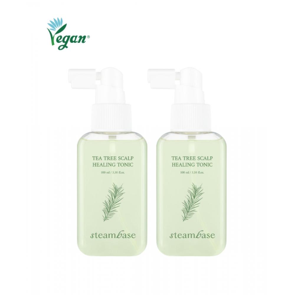 STeambase Scalp Itchy Soothing Cooling Tea Tree Healing Tonic 100ml 2 NONE