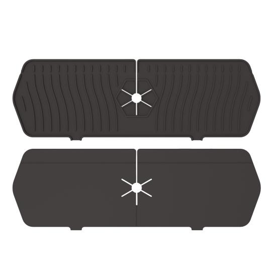 Faucet Drain Pad Silicone Splash Guard for Kitchen Sink Sponge Holder Dish Drying Mat Bathroom Shelf Organizer Countertop Protector