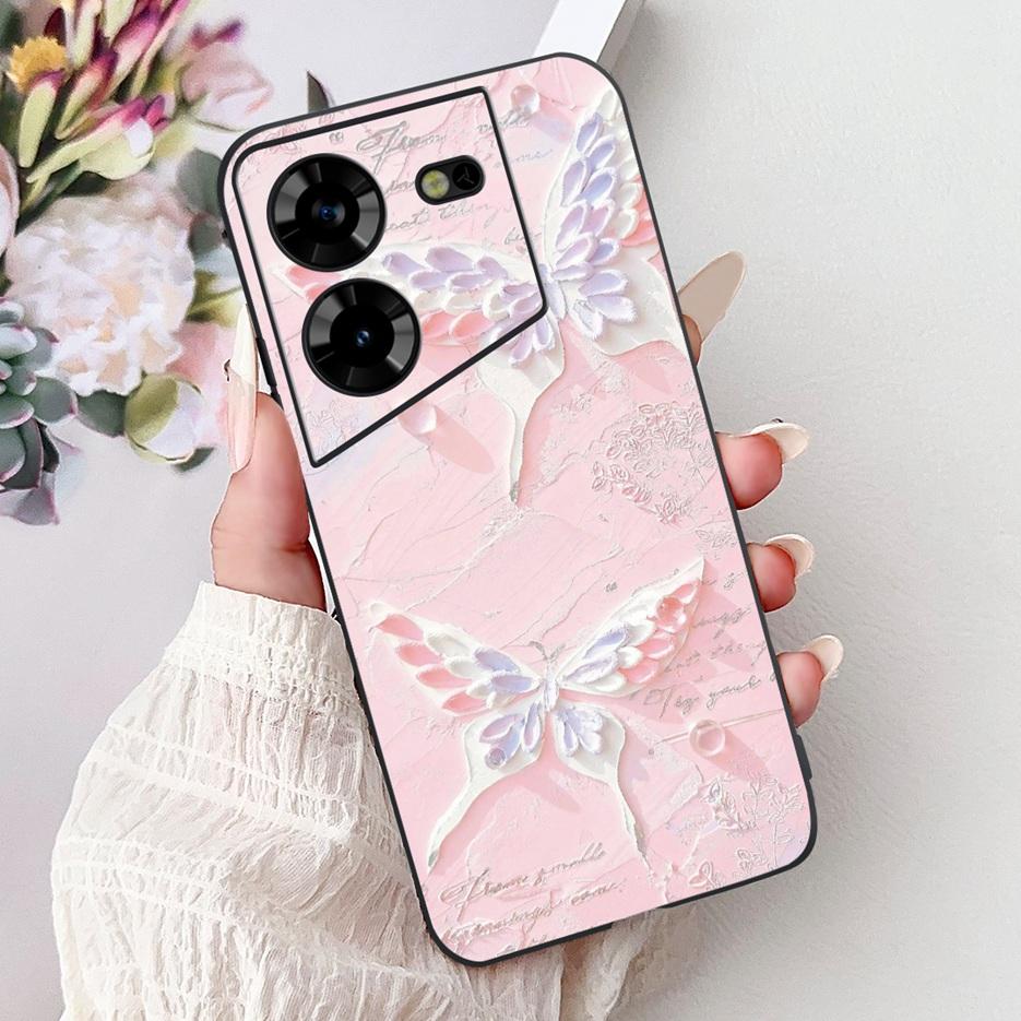 For Tecno Pova 5 Case LH7n Cute Fashion Pattern Cover Soft TPU Phone Cases For Tecno Pova 5 Pro LH8n Pova5 Pro Back Cover Bumper