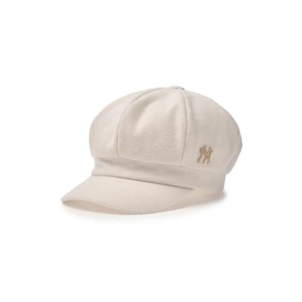[MLB] Cap JQT 3ACB00346-50CRD Basic Wool Newsboy Cap New York Yankees S