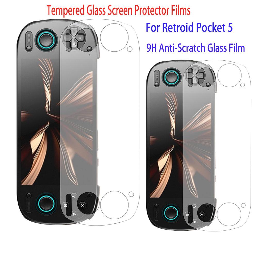 For Retroid Pocket 5 Tempered Glass Screen Protector Films Anti-Scratch 9H Glass Film Ultra-Clear Screen Luxury Film