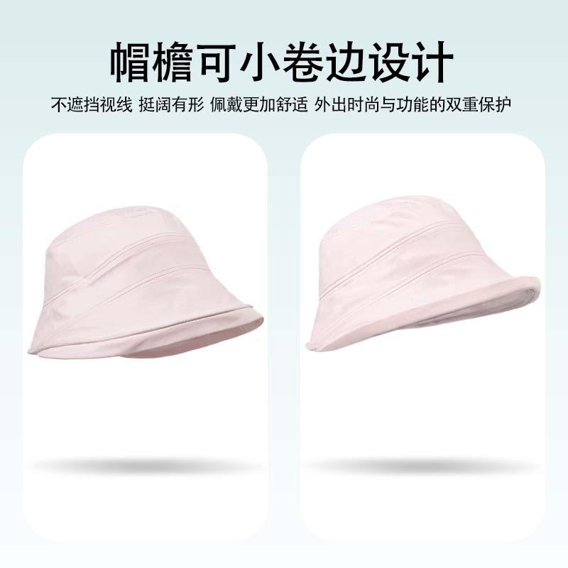 Spring and summer sun hat women's candy color versatile sunscreen hat UV protection breathable bucket hat sun hat