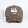 Best DAD Ever Printed Vintage Washed Baseball Cap  Adjustable Casual Unisexs Fathers Day Gift Dad Cap  Fishing  Hiking