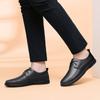 Pantofi pentru bărbați din piele naturală, retro, moale, anti-alunecare, pantofi din cauciuc, pantofi pentru bărbați, pantofi ocazionali pentru conducere, pantofi pentru domn, birou de afaceri