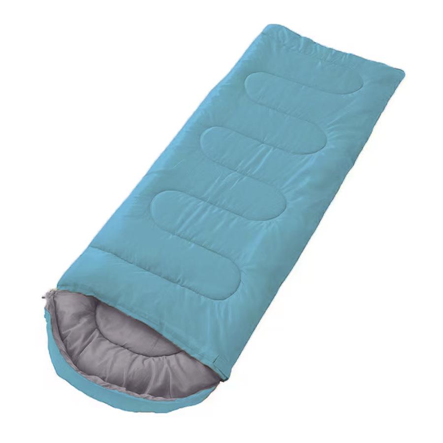 Sac de dormit portabil cald cu glugă pentru camping în aer liber - Îngroșat pentru primăvară, toamnă, iarnă