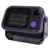 Desktop Heater Quiet Quick Heating   Ceramic Heater with 2 Speed Setting Tip Over Overheating Prevention for Indoor 1200W