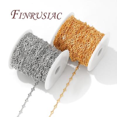 1 Meter 18 Karat Vergoldete Ketten für die Schmuckherstellung, DIY Halsketten Armbänder Zubehör, Großhandels-Ketten