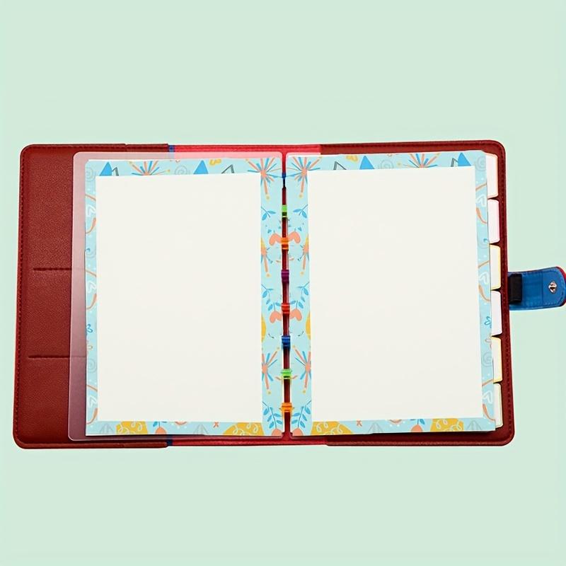 1set/60pcs B7 Handbook Refills, Notebook Loose-leaf Inserts, Handbook Simple Replacement Inserts, 7-hole Loose-leaf Refills