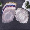 Lace Dining Mat Home Decoration Table Mat Embroidered Bedside Table Decoration Cover Light Luxury Tablecloth