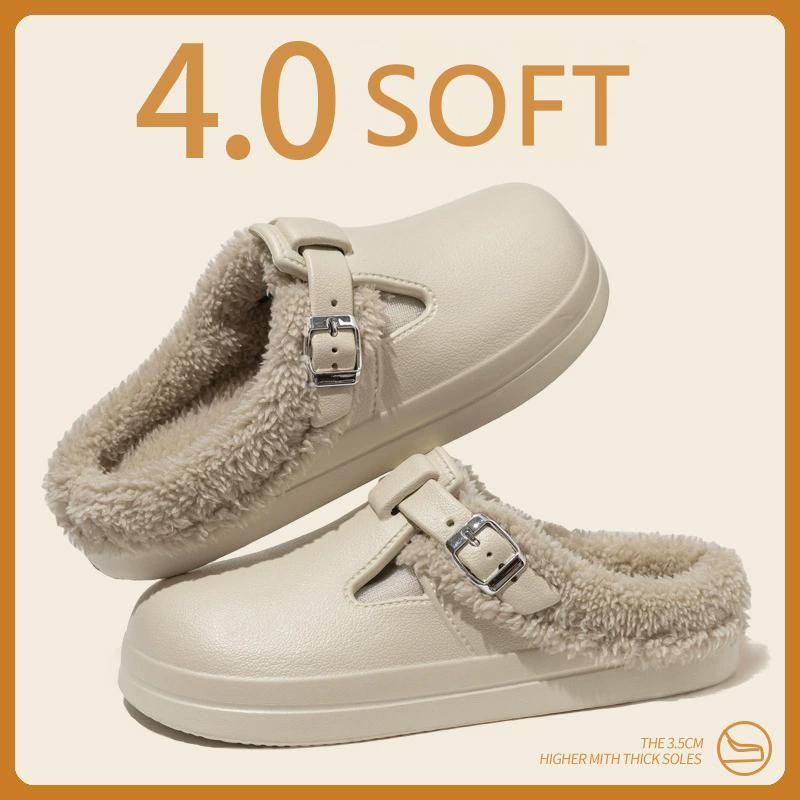 

Новые осенне-зимние теплые и водонепроницаемые домашние тапочки на толстой подошве из хлопка 40-41 хаки