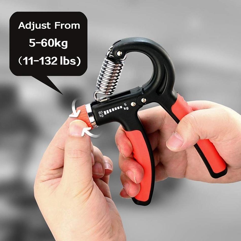5-60Kg Adjustable Gym Fitness Hand Grips Men's Heavy Finger Exerciser for Muscle Recovery Trainer