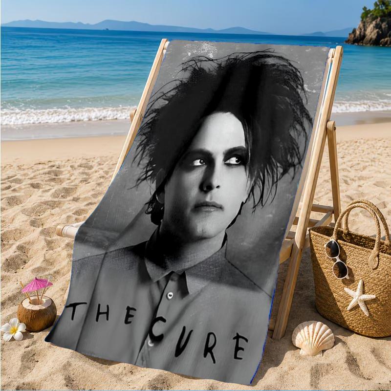 The Cure Band Portraits Beach Towel, Super Soft Microfiber, Perfect Gift for Her/Him, Birthday, for Pool, Beach, Travel, Decor Beach Party