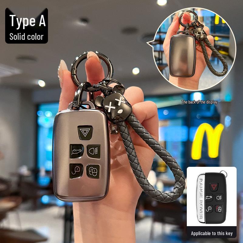 Land Rover Car Key TPU Cover with Pendant - Stylish & Durable