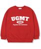 UNION GARMENTS Ugmt Heritage Logo Fleece-Lined Oversized Sweatshirt Red
